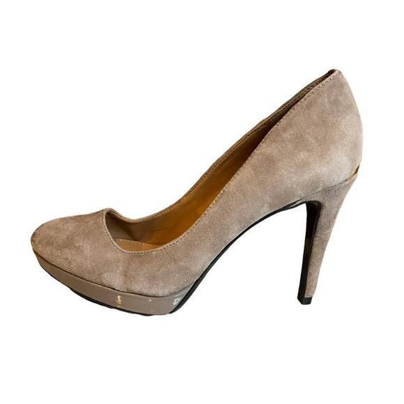Calvin Klein Nude Suede pumps - Picture 1 of 9